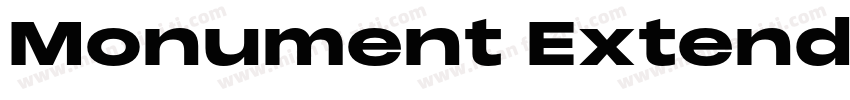 Monument Extended M字体转换